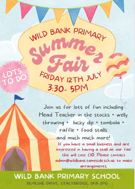 Wild Bank Primary School π (@wildbankprimary) on Twitter photo Less than two weeks to go until our Summer Fair. We still have stall available if any small business is interested <a href="/TrustVictorious/">Victorious Academies Trust</a> Less than two weeks to go until our Summer Fair. We still have stall available if any small business is interested <a href="/TrustVictorious/">Victorious Academies Trust</a>