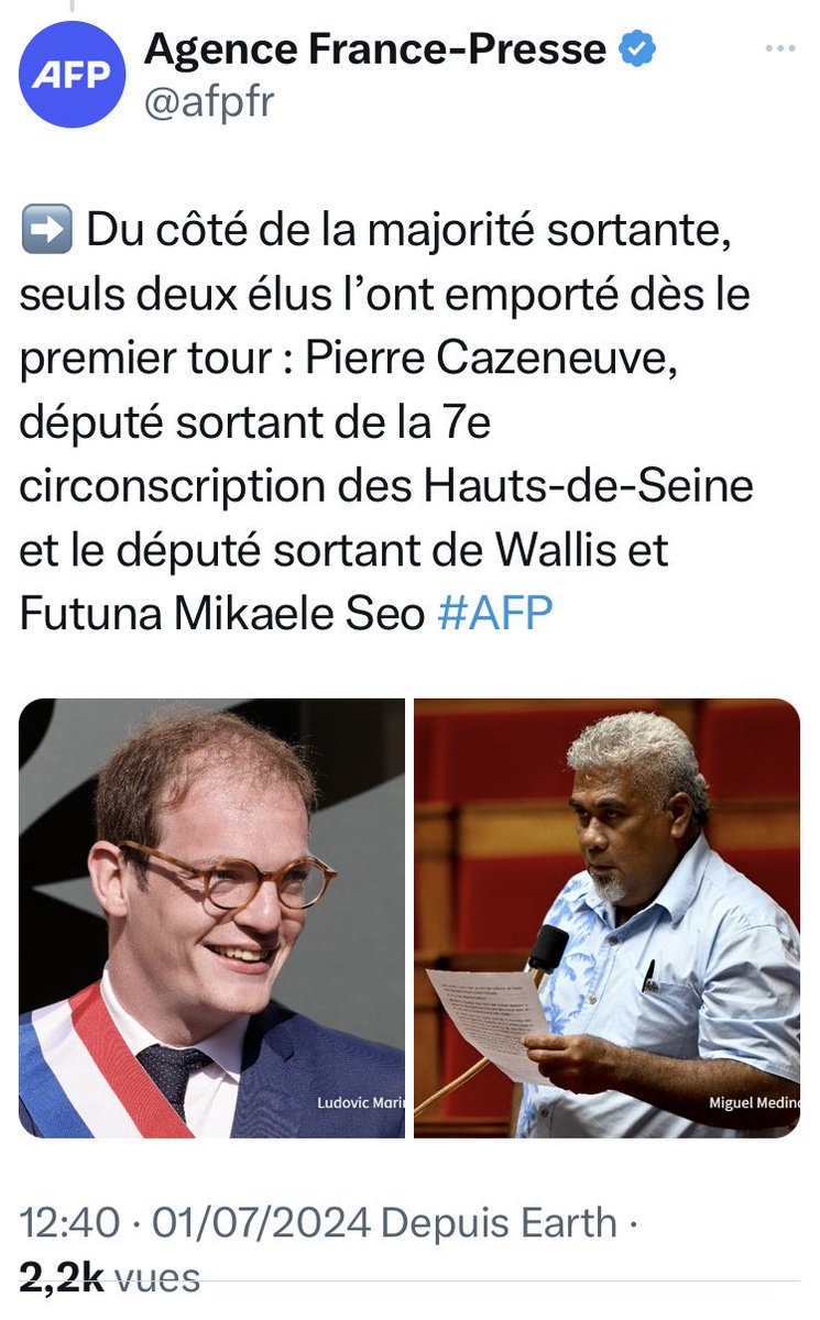 Fier et soulagé pour notre circonscription et notre nation. Félicitations ⁦<a href="/PierreCazeneuve/">Pierre Cazeneuve</a>⁩