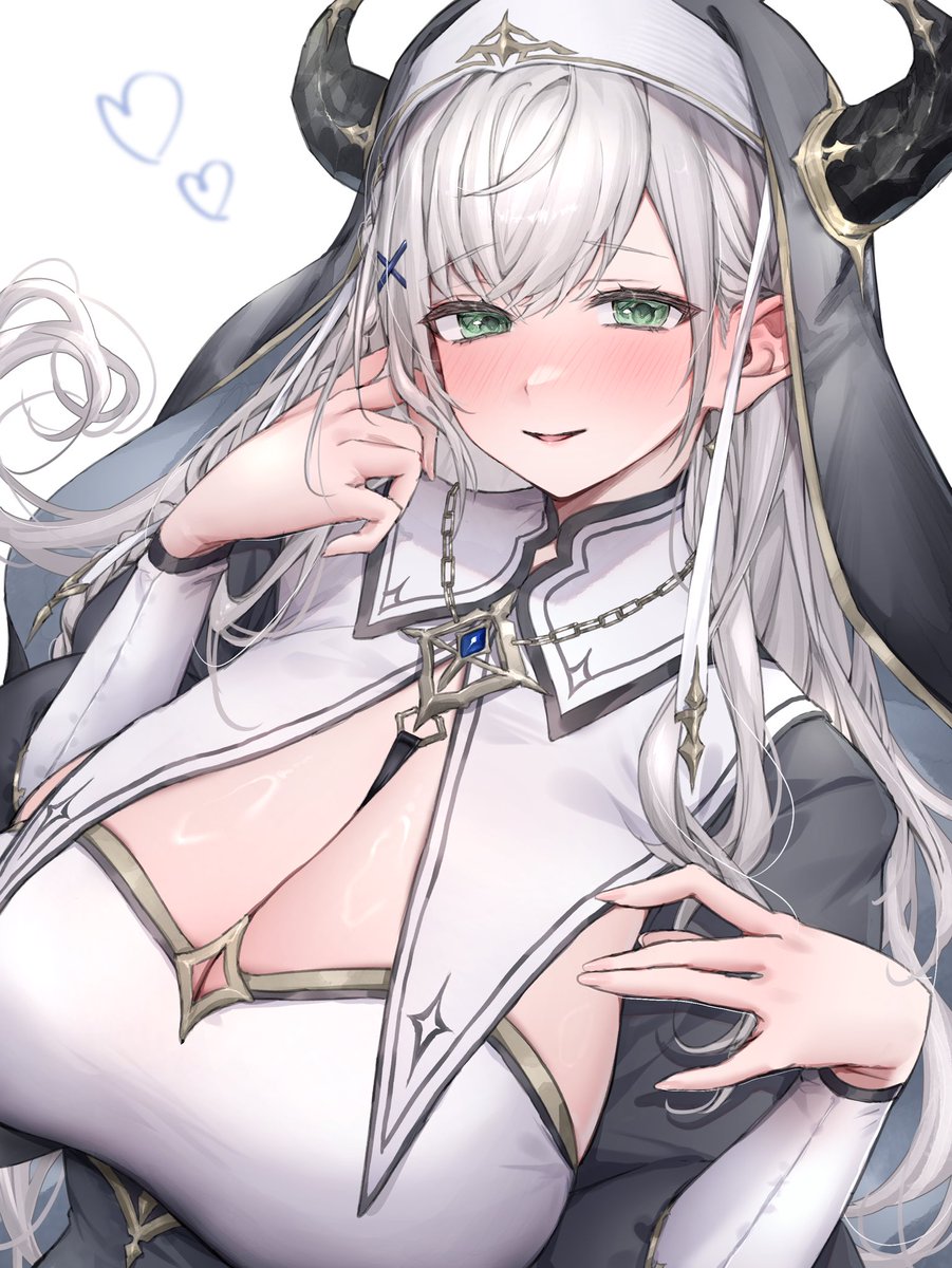 シスターノエルがかわいすぎる
#ノエラート #白銀ノエル新衣装