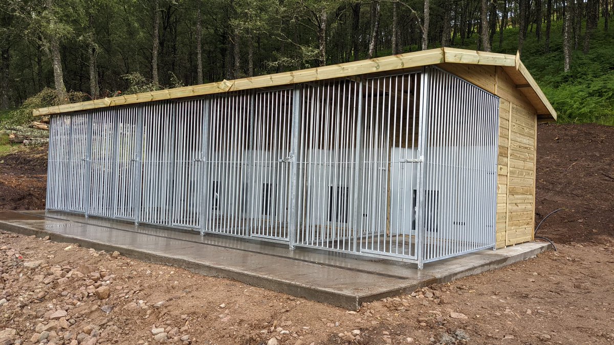 BenchmarkKenne1's tweet photo. Transform your furry friend's world with the finest kennels in the UK! Our premium kennels are more than just shelters – they're cosy homes designed for ultimate canine comfort. #workingsdogs #dogs #dogsofinstagram #gundogs #huntingdog #Springerspaniel #englishcocker #retriever https://t.co/ai2iUkY8Yq