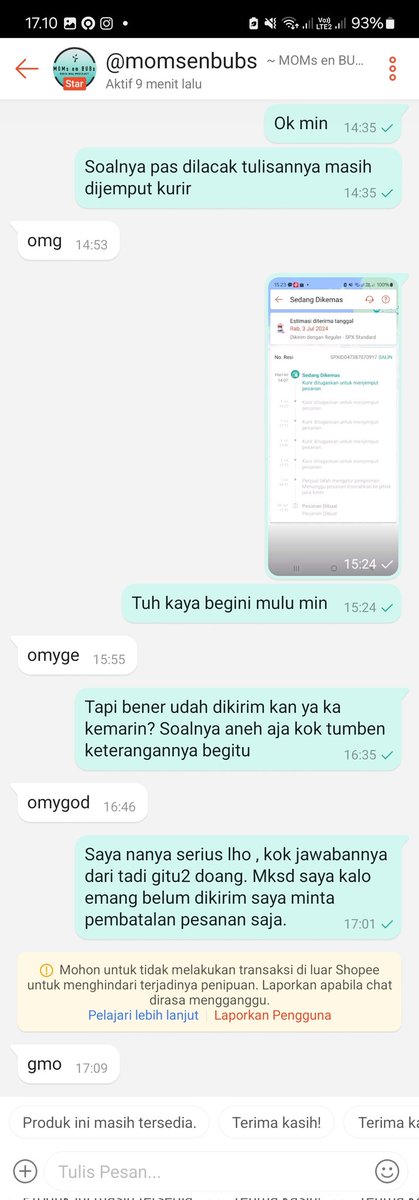 myleoismoon22's tweet photo. Dasar seller tolol ditanyain cuma jawab emegod emegod ,hape lu rusak apa gimana cuma bisa ngetik begitu https://t.co/5d7clOvMpT