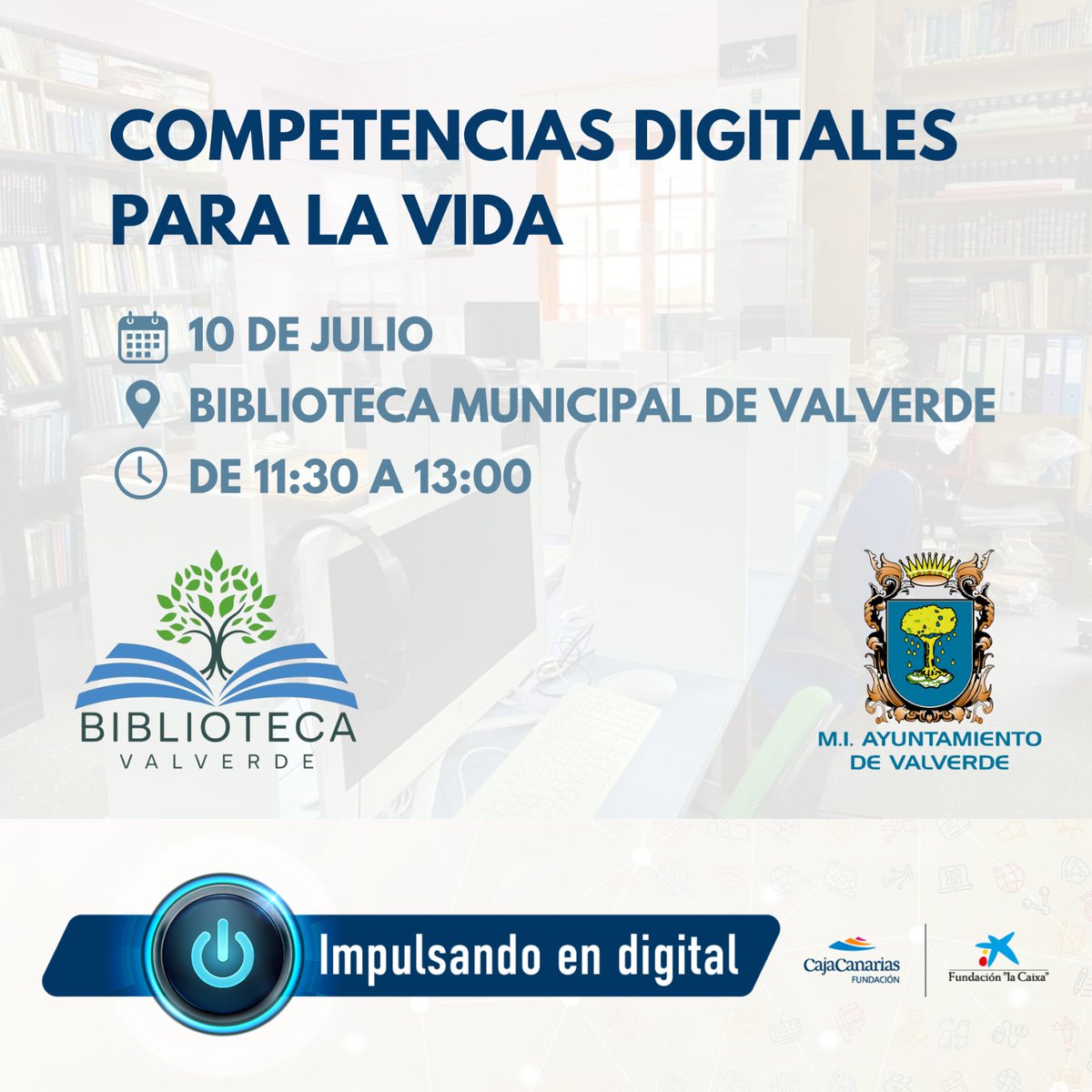 "COMPETENCIAS DIGITALES PARA LA VIDA" DEL PROYECTO IMPULSANDO EN DIGITAL 

La Fundación Adsis, La Fundación CajaCanarias y la Fundación “la Caixa” ponen en marcha Impulsando en digital, un programa para favorecer el desarrollo de competencias digitales.
👇🏼
facebook.com/share/p/XyTScp…