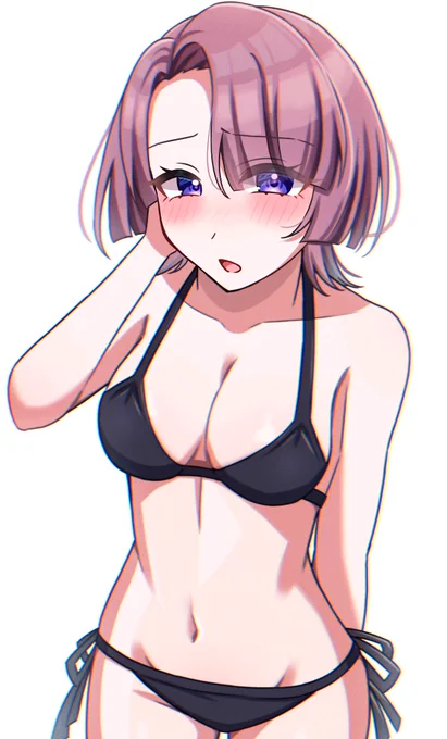 黒ビキニ麻央先輩#学マス #有村麻央 