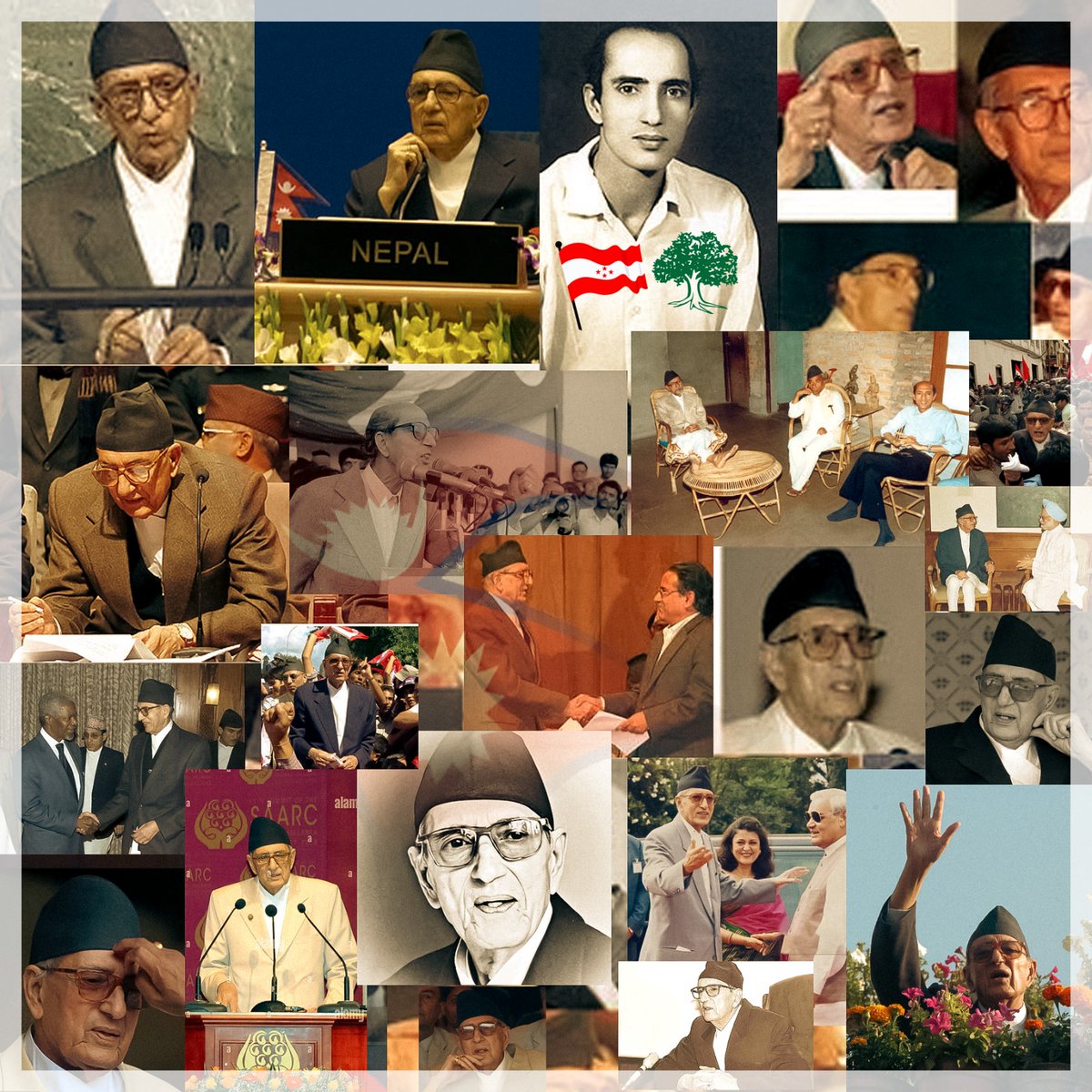 आज गिरिजाप्रसाद कोईराला (गिरिजाबाबु) को जन्मशताब्दी! यो अवसरमा गिरिजाबाबु प्रति उच्च सम्मान, सर्वदा सम्झना तथा हार्दिक श्रद्धासुमन!

नेपालले उदार-लोकतन्त्रको आडमा आर्थिकरुपमा मारेको फड्को को श्रेय उहाँको नेतृत्व, दुरदर्शितालाई जान्छ। उहाँले शान्ति प्रक्रियामा निभाउनु भएको