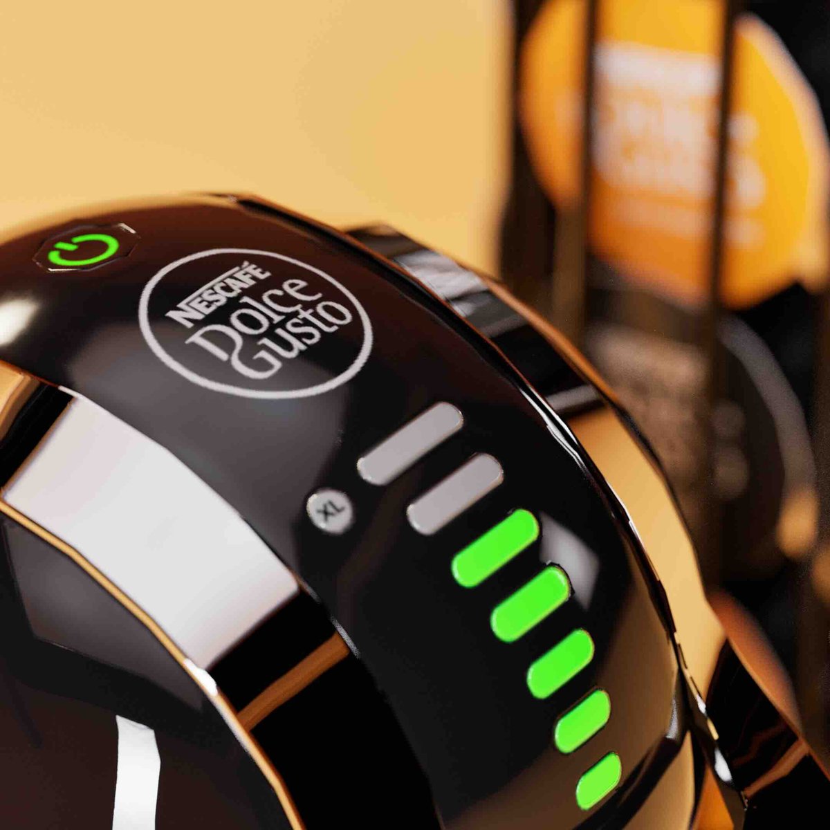 Take a look at the teams work in <a href="/unrealengine/">Unreal Engine</a>, playing with the <a href="/nestle/">Nestlé</a> Dolce Gusto ☕️

The pros of using Unreal Engine ↓
⚫️ Photorealistic visuals
⚫️ Real-time rendering
⚫️ Little to no retouching

#unrealengine #graphics #dolcegusto