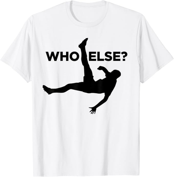 G2EntLtd's tweet photo. All true England fans will want to show their thanks to Jude Bellingham by wearing this iconic Who Else? T-shirt featuring his special bicycle kick goal. 
https://t.co/B2yxRQa7v7
https://t.co/bYWE8QsOYF
#judebellingham #england #englandfootball #EURO2024 https://t.co/Ri13tUBR4u