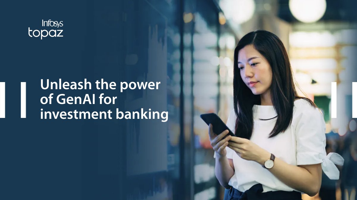 Infosys's tweet photo. Read the blog by @vermaneelmani to learn how a comprehensive #qualityengineering strategy is essential to ensure the reliability and security of #GenAI-powered applications in investment banking. Read more. https://t.co/gyHTqNIU0A
#InfyTesting #InfosysTopaz https://t.co/mHx5hyYXd0