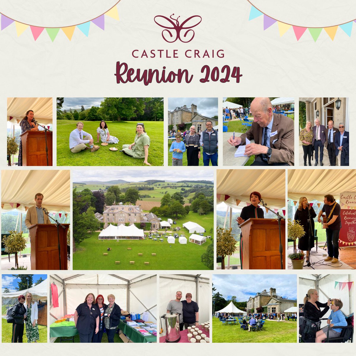 Thank you to everyone who came to the Castle Craig reunion on Sunday! It was a fantastic celebration of recovery with inspiring speakers, heartfelt shares, delicious food, live music &amp; more. It was wonderful to see the ongoing power of recovery in so many lives.