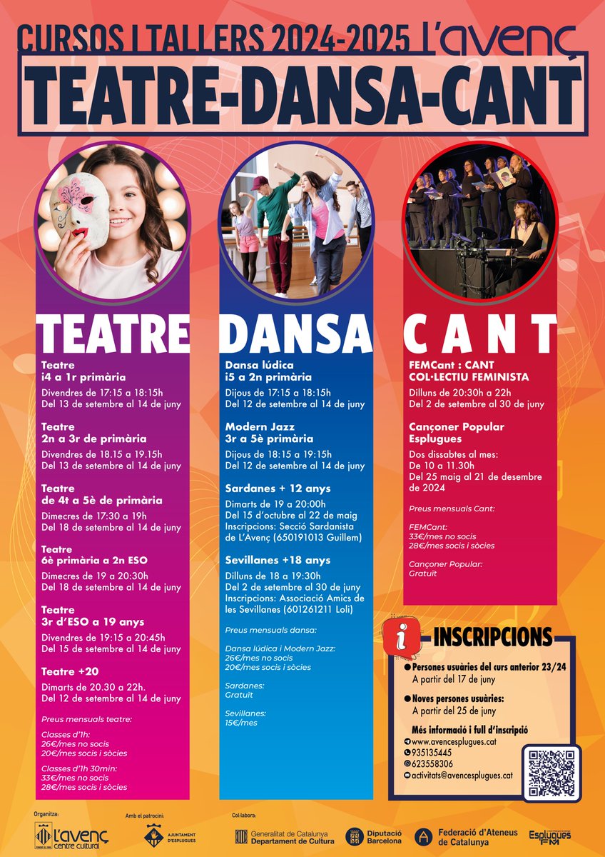 L'Avenç Centre Cultural d'Esplugues tweet media