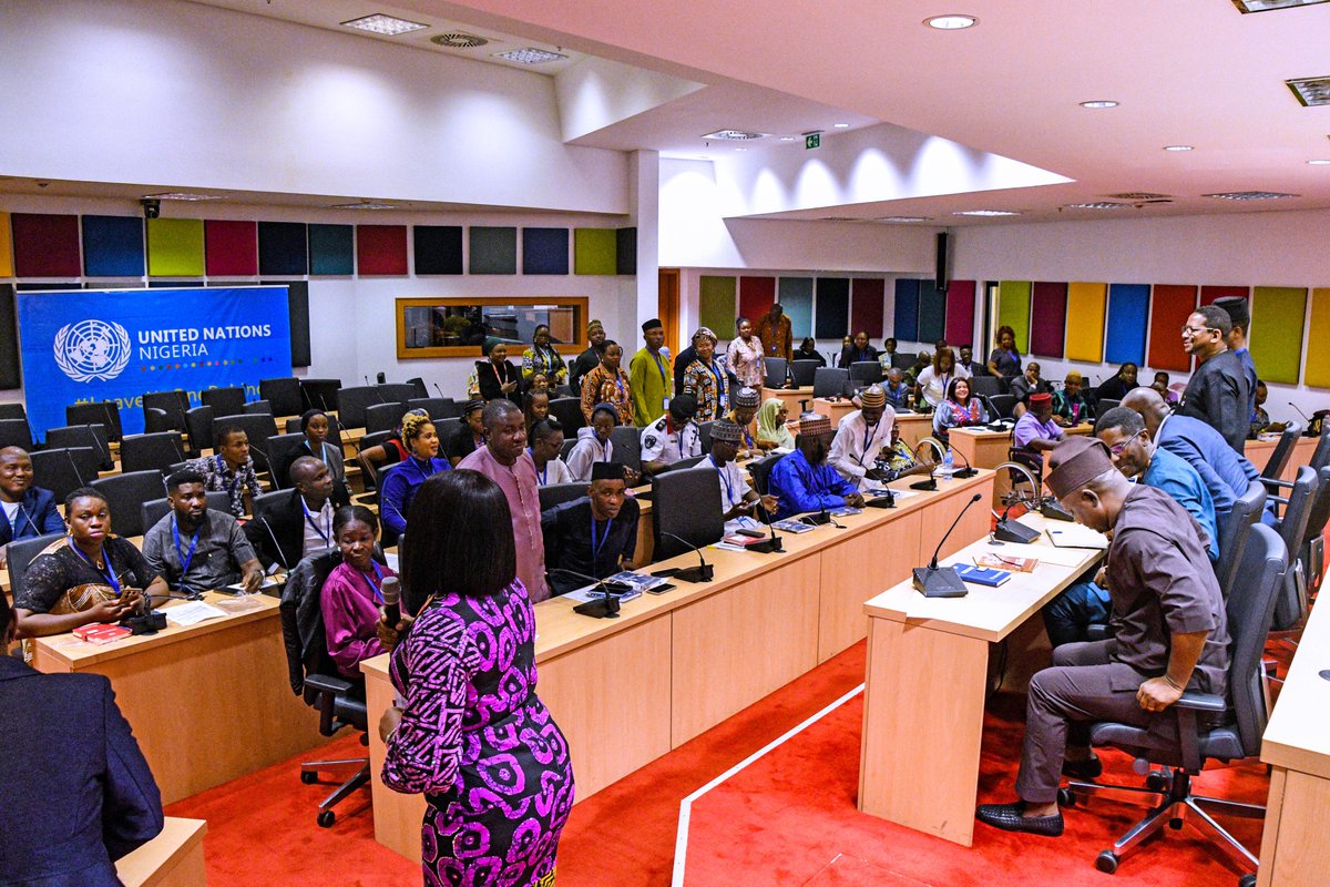 unesco_abuja's tweet photo. Happening Now! 
#UNESCO and the @UN_Nigeria family are hosting a Multi-Stakeholder Capacity-Building Training on Cross-Cutting Approaches and Preconditions for Disability-Inclusive Development to promote disability inclusion in Nigeria. #UNDisabilityInclusion https://t.co/ZkJCu4jXuQ