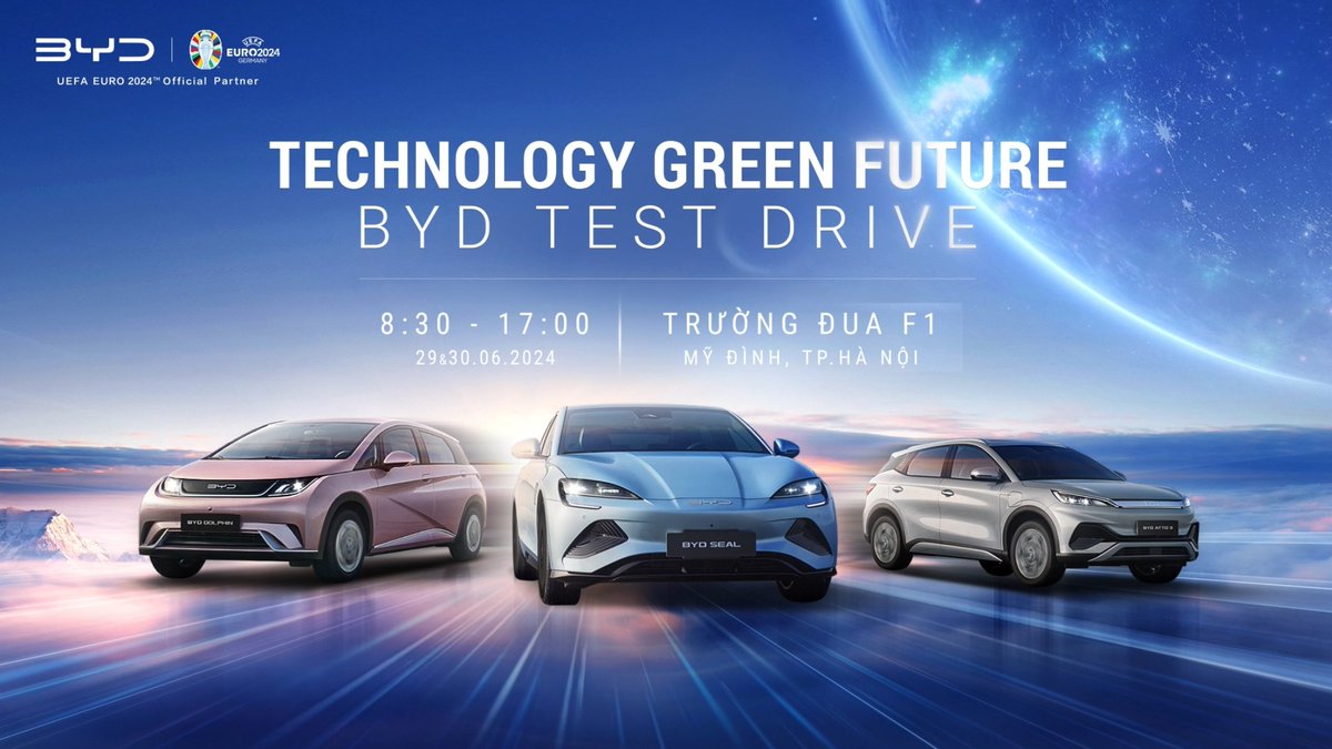 The BYD Week Technology Green Future Test Drive Event in Vietnam was ...