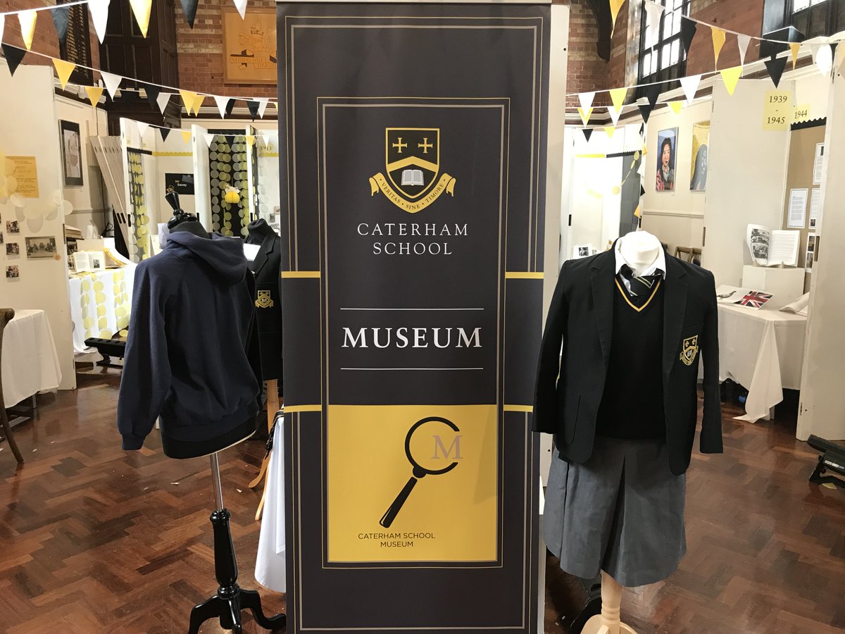 Caterham_School's tweet photo. The Caterham School Museum is OPEN! Explore the brilliant efforts of our First Years & learn a little local history too! #CreateABuzz @caterhamprep @oldcaterhamians https://t.co/90CPG8SMMa