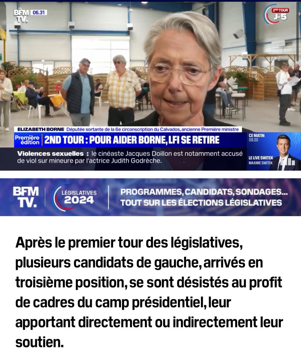 arnaudpln's tweet photo. On nous dit que le danger, c’est l’extrême gauche, mais ils s’allient avec elle. Le camp macroniste a perdu son âme en s’alliant de manière locale et massive avec le nouveau front populaire. Que ces gens-là ne nous donnent plus jamais de leçons ! https://t.co/PhtfDlkBv1