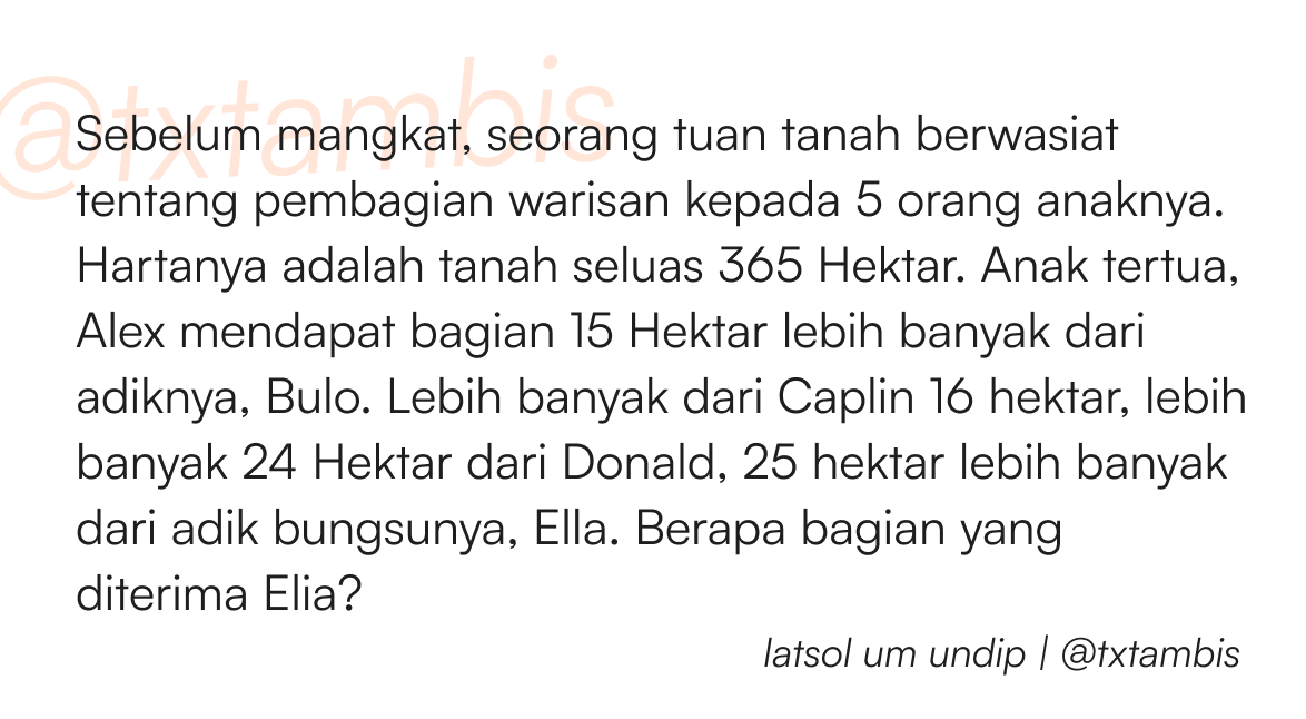 txtambis's tweet photo. [Latsol UM UNDIP]

Bagi-bagi warisan... https://t.co/rql5JluCE3