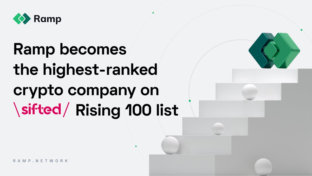 We’re thrilled to be featured in <a href="/Siftedeu/">Sifted</a>'s ultimate list of the 100 most promising B2B SaaS startups in 2024! 
Ramp is the highest-ranked crypto company on the list. Shoutout to @Balderton, one of the most active investors, for their support.
Download: bit.ly/3RVFq4D
