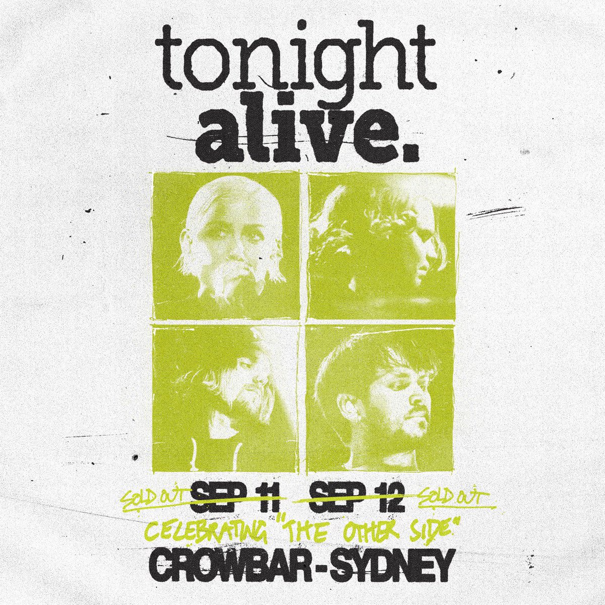 We’re absolutely lost for words. You sold 2 shows out in 8 hours each… after 6 years. We can’t wait to see you in September and could not feel more touched by this hometown love and all the beautiful messages from afar right now!

Jenna, Jake, Matty and Cam xx