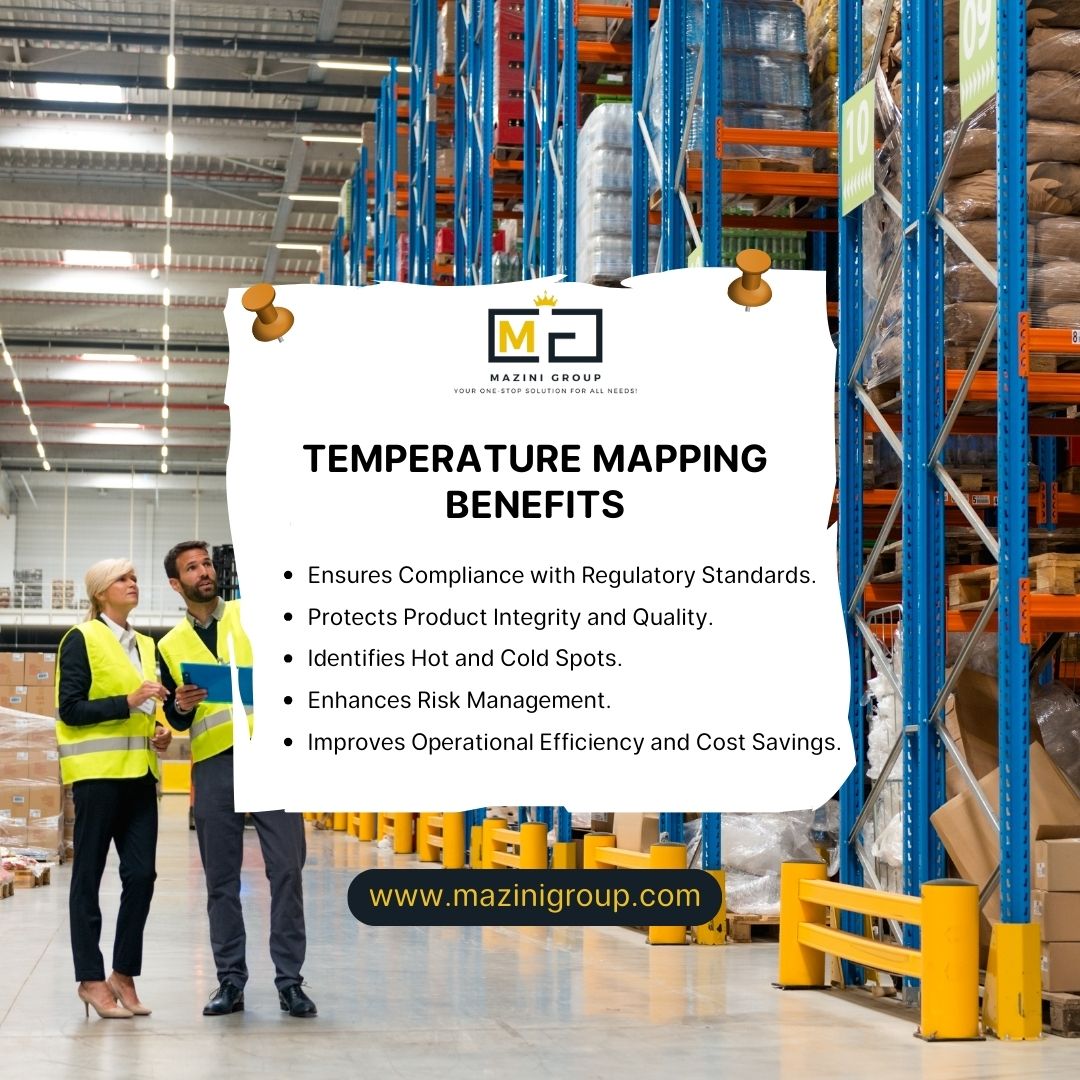 mazinigroup's tweet image. Ensure quality and safety with our Temperature Mapping services. Optimize conditions and meet standards easily! #TemperatureMapping #SafetyFirst #QualityControl