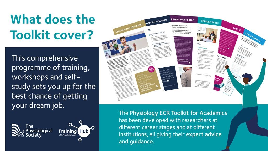 PhySoc's tweet photo. 👀 Have you checked out our NEW #PhysiologyECRToolkit for Academics? The Toolkit has been developed with researchers at different career stages to help #ECRs land their first faculty position. Get started with the Toolkit today: https://t.co/dYUG8JQhMj https://t.co/6YVujuOQs5