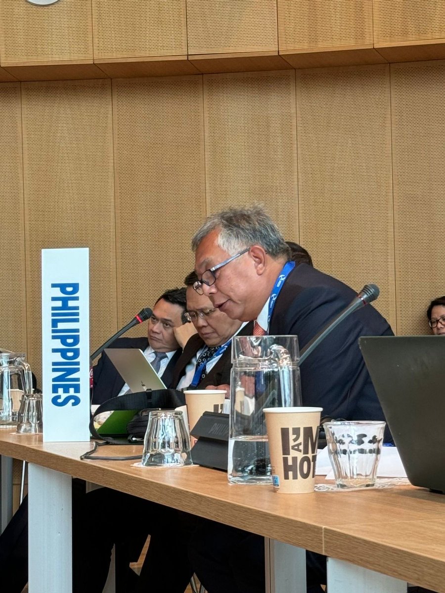 malaya_ed's tweet photo. Glad to see high-level 🇵🇭 delegation led by Justice Caguioa at ⁦@HCCH_TheHague⁩ Special Comm mtg. PH is State Party to Service Convention &amp; considering accession to Evidence Conv as means to facilitate cross-border legal cooperation &amp; enhance the administration of justice https://t.co/Jx3bSgGpEy