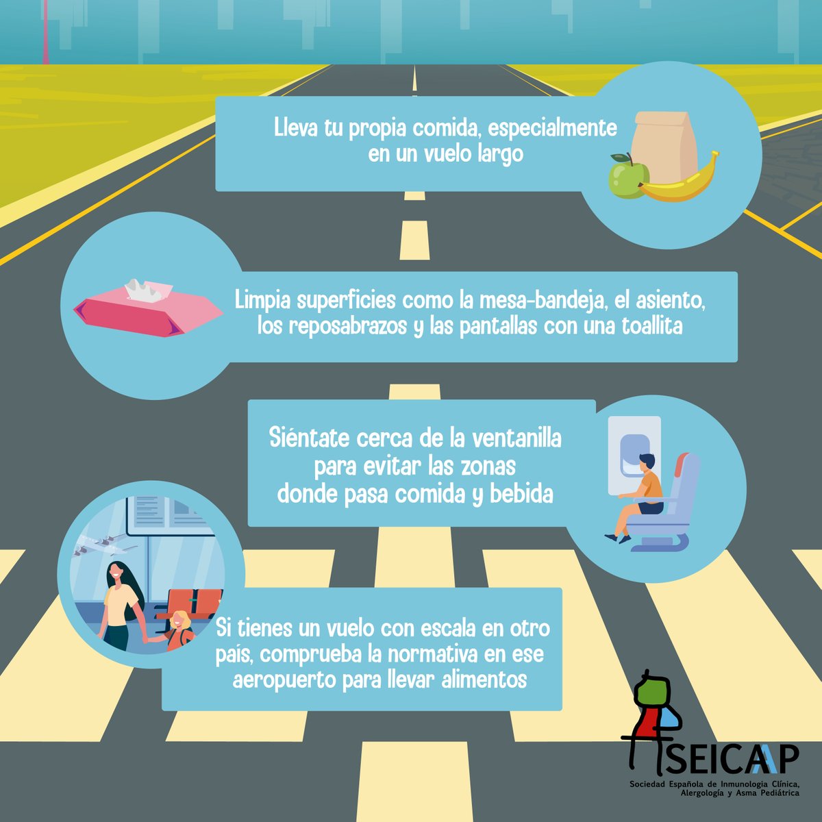 ✈️¿Su hijo es alérgico y va a coger algún vuelo?   

⬇️Se deben tener en cuenta las siguientes recomendaciones antes de coger un vuelo  seicap.es/el-cambio-de-h…