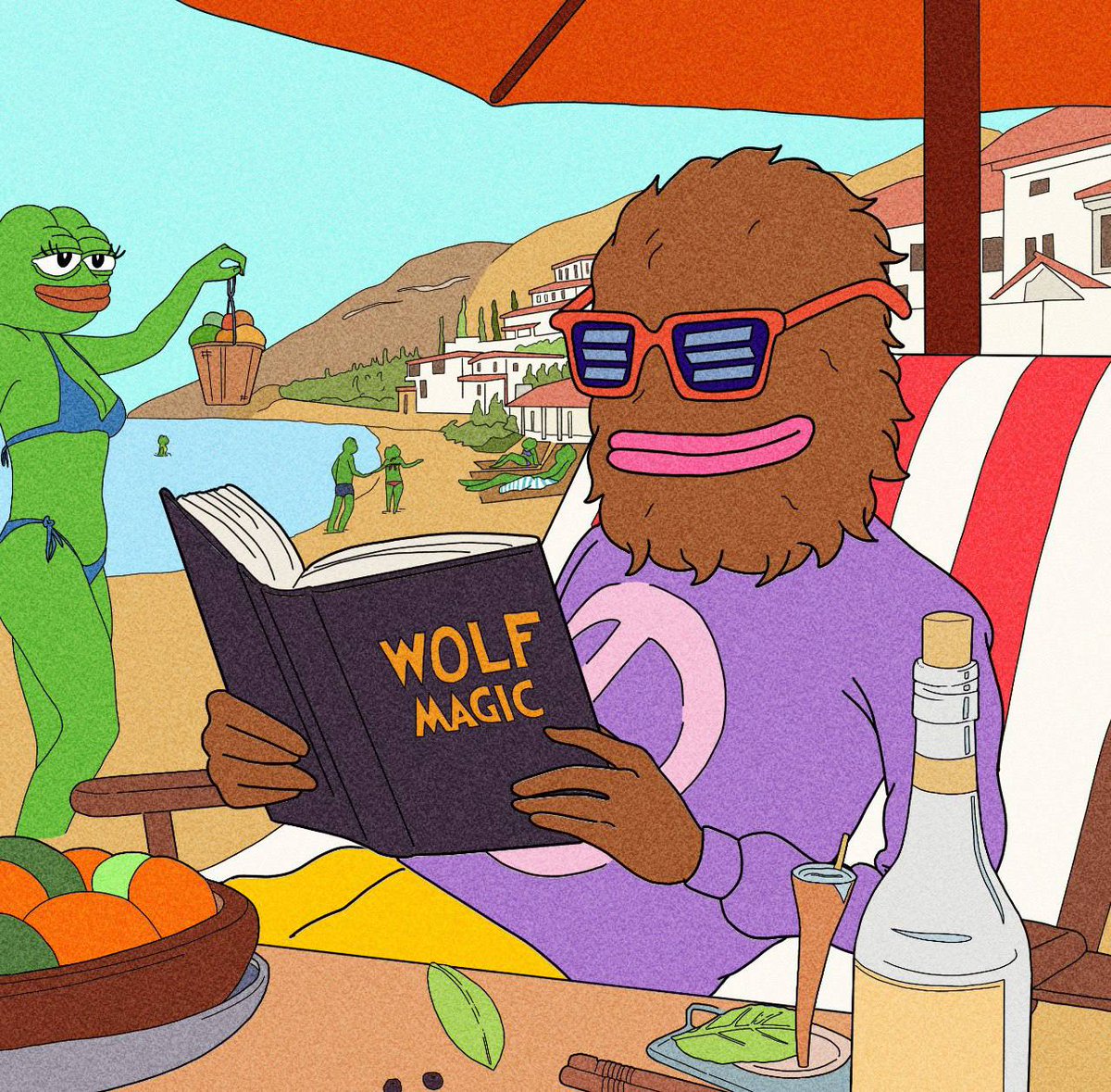 PumpFunBoysClub's tweet photo. Who's ready for some $WOLF magic today? 

LandWolf is cooking. https://t.co/kj00yBpdZi