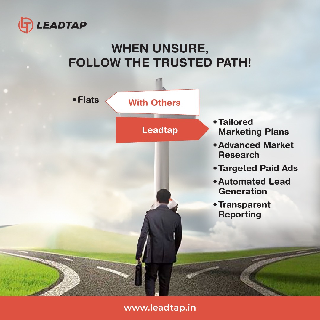 leadtapindia's tweet photo. Choose the path to success with Leadtap's tailored marketing and advanced research.

#realstate #realestatebangalore #realestatemarketing #digitalmarketing #digitalmarketingstrategy #expartise #poperty #homebuyers #leadtap https://t.co/nudSl5Tniu