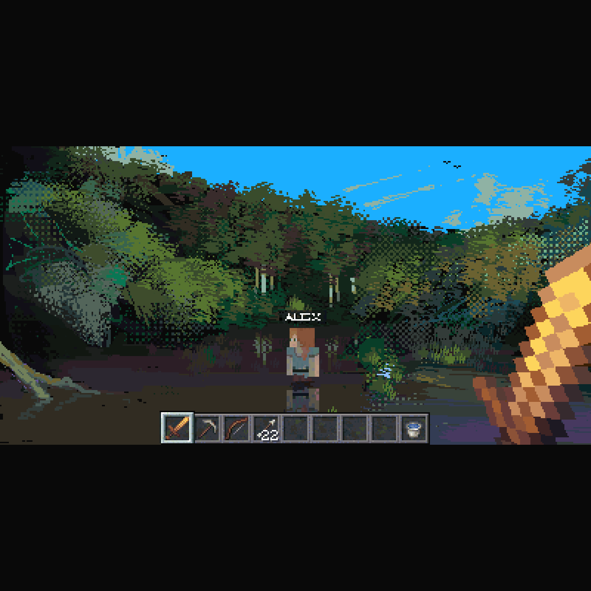 Ranher1's tweet photo. #minecraft #pixelart #ドット絵 https://t.co/il4ss09AkK