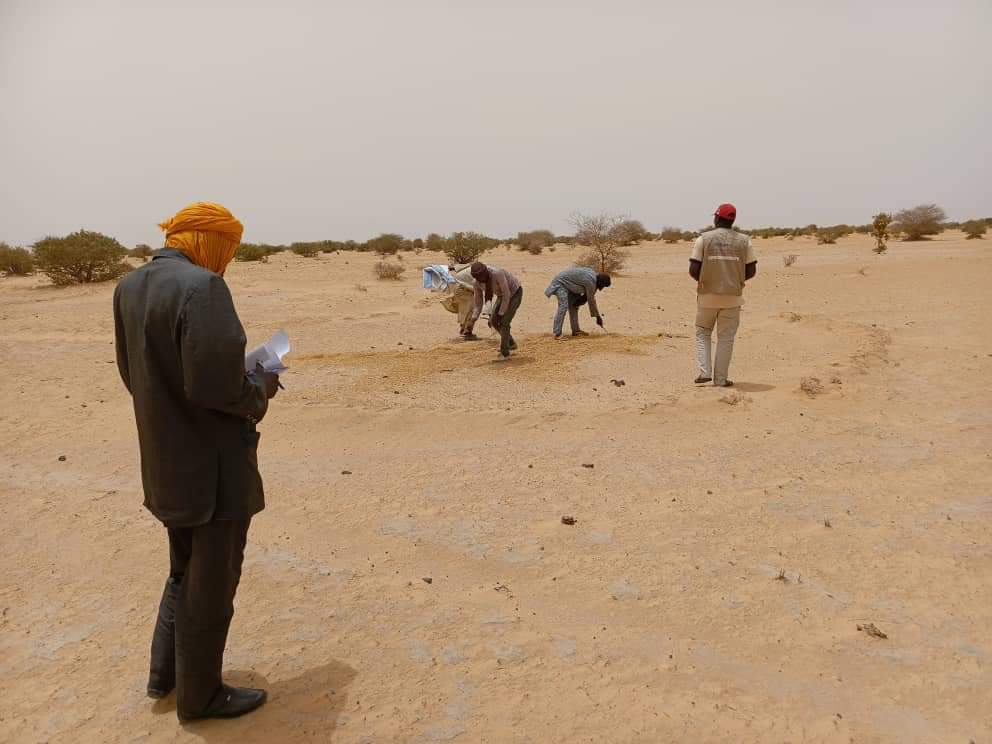 rbm_maroobe's tweet photo. Dans le cadre de la mise en œuvre des activites du volet sécurité alimentaire et moyens d'existence du projet #Albarka, l'équipe SAME a procédé au lancement de l'ensemencement du cram cram sur les espaces pastoraux au niveau des villages de kareibandja et Hamakouladji au Mali https://t.co/LcsLbbCDdo