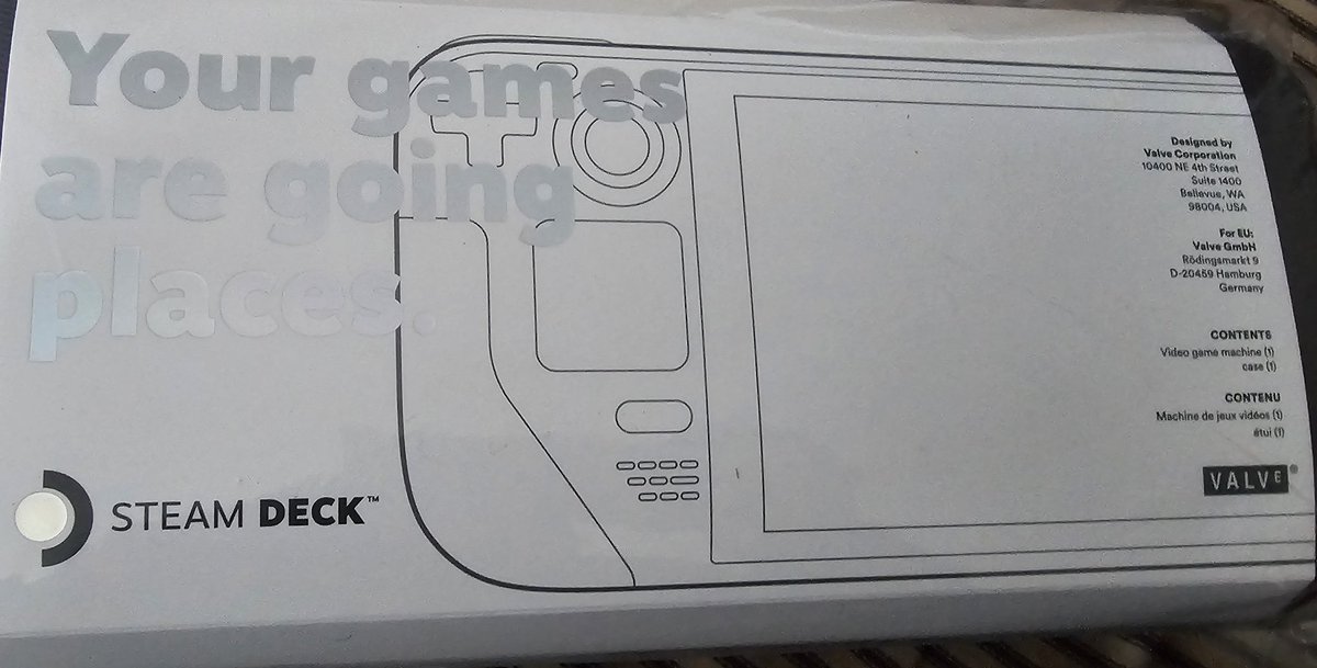 Finally got my steam deck in, whoop whoop