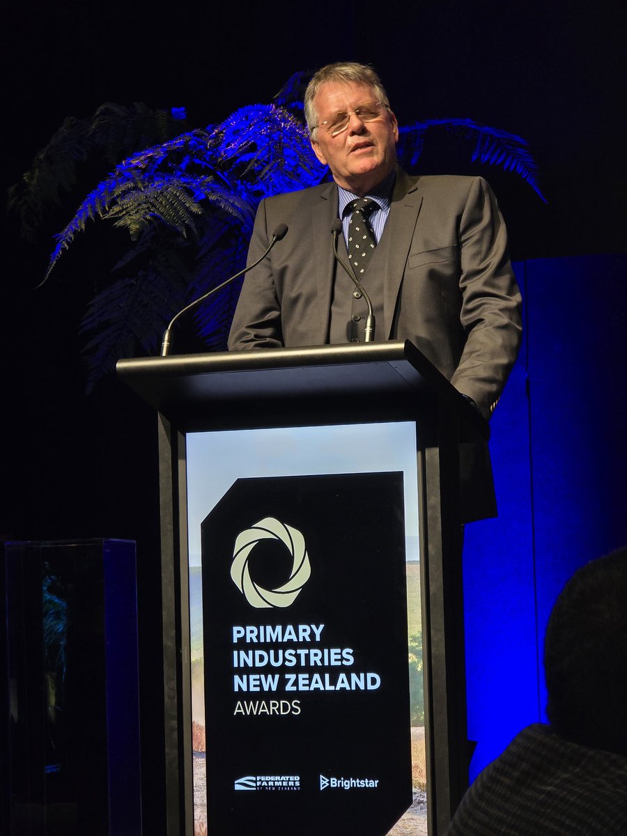 Congratulations <a href="/oaklandsmilk/">Julian Raine</a> winner of the Life Time Achievement award at the <a href="/FedFarmers/">Federated Farmers</a> Primary Industry Awards!! 
Decades of hard work, passion and investment into the Primary Sector!! 🙏👍🏻 #gratitude