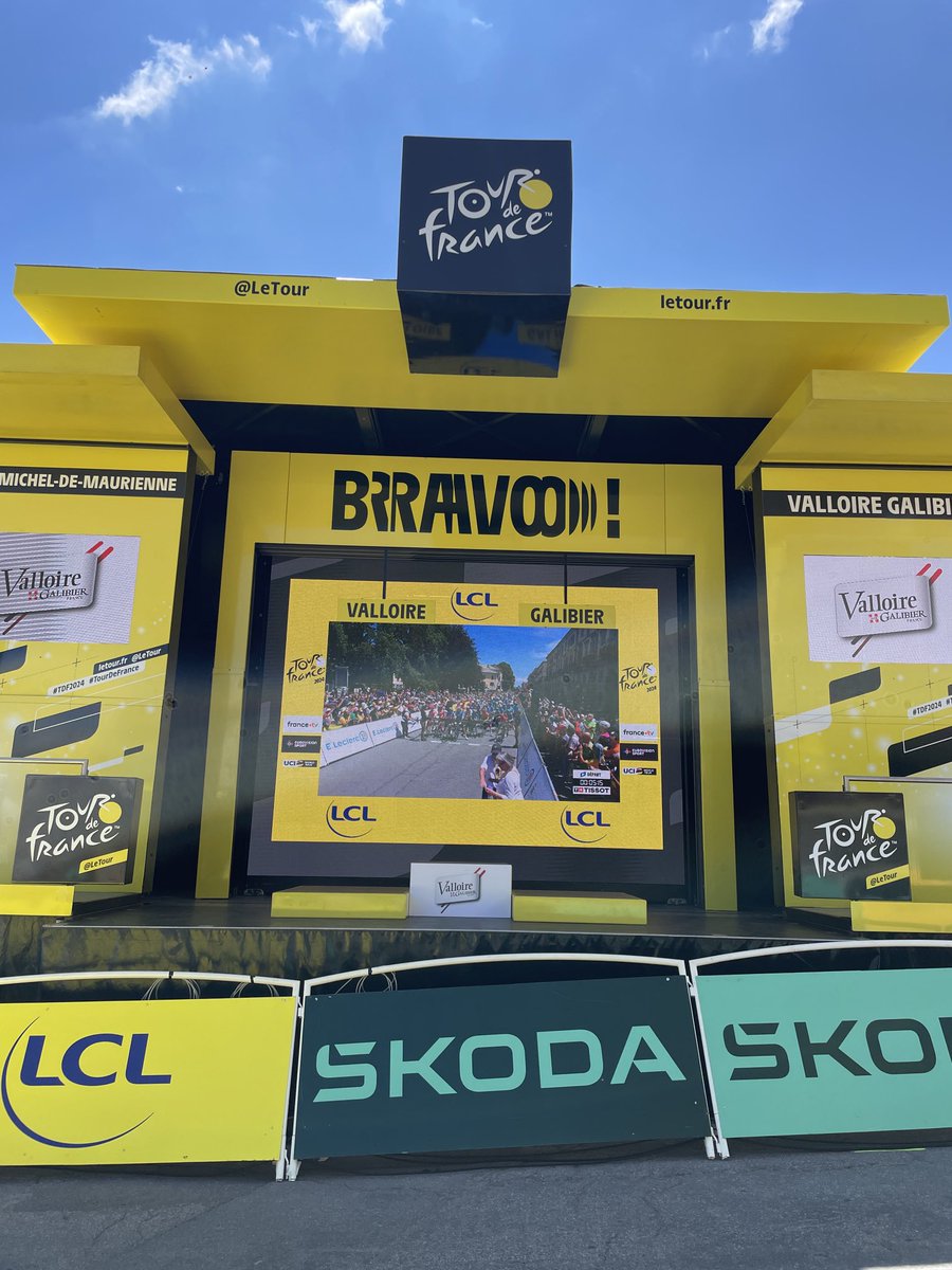 Who’s going to be standing here in a few hours? ⁦<a href="/LeTour/">Tour de France™</a>⁩