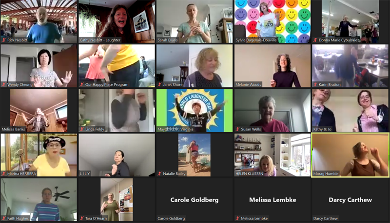 Cathy's Chuckle Club (est June 2020)
9:30 AM Eastern Time 
30 minutes of super fun self care. All are welcome. No cost.
Register in advance for this meeting:
us02web.zoom.us/meeting/regist…
Come experience the magic of laughing for the health of it.