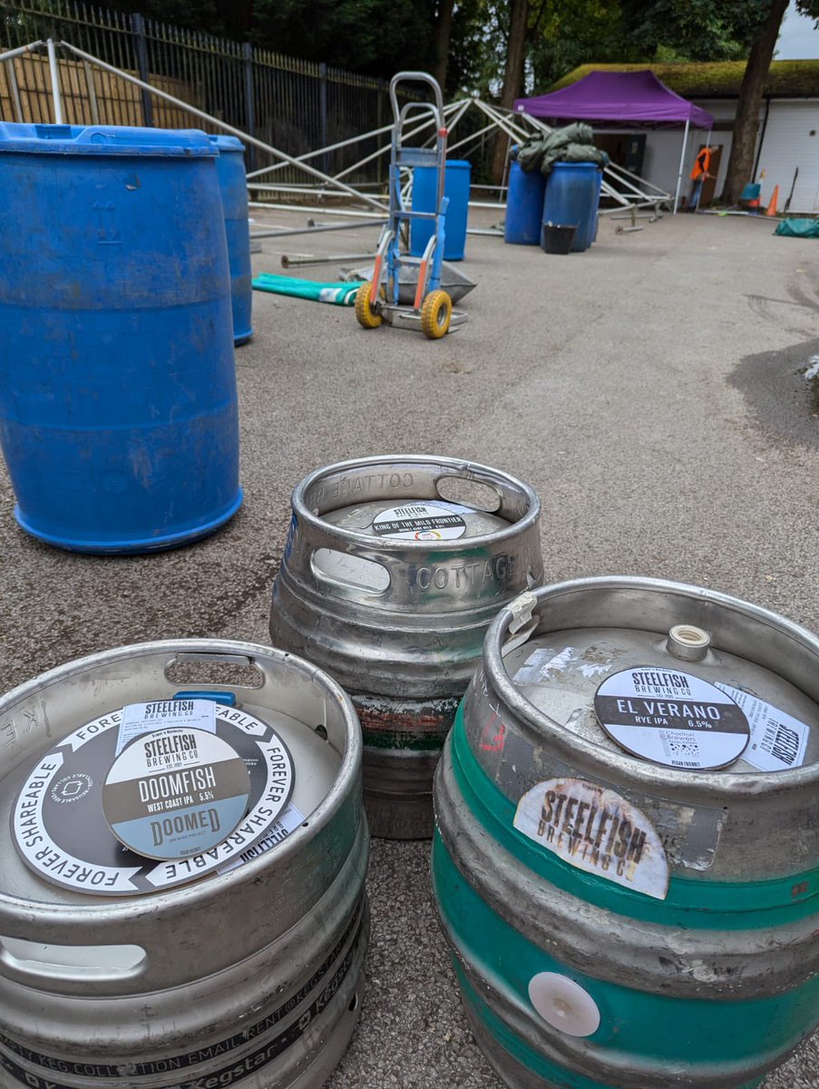 SteelfishBrewCo's tweet photo. A trio of collaboration beers dropped off ahead of this weekend’s @ChorlBeerFest https://t.co/9Y8xPTJycN