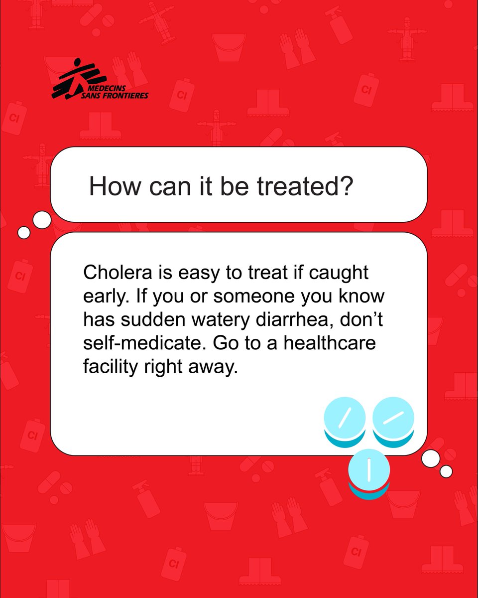 MSF_Nigeria's tweet photo. As the rainy season intensifies, MSF is deeply concerned about the increasing trend of cholera cases across the country. 

Here’s what you need to know about #cholera. https://t.co/SrBqwmVGBh