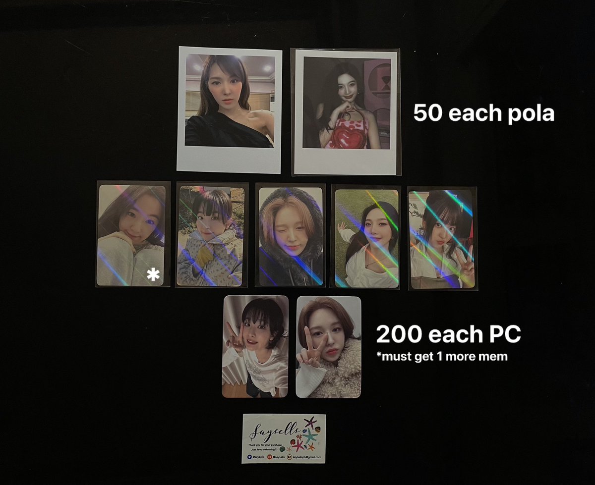saysells's tweet photo. ✨SAYSELLS 3RD ANNIV SALE✨

wts/lfb ph/help rt/on hand

RED VELVET ALBUMS &amp; PC
— Sealed Chill Kill
— Unsealed Monster, Queendom
— Chill Kill POB

Reply mine/dm

✅Gcash,BPI,Shopee (+15%)
📦GGX,J&amp;T,SDD,SCO,Flash
🗓DOP July 31, 100 DP for every 1K
✔️can ship WW

#SaysellsOH https://t.co/xwVbIswpdr