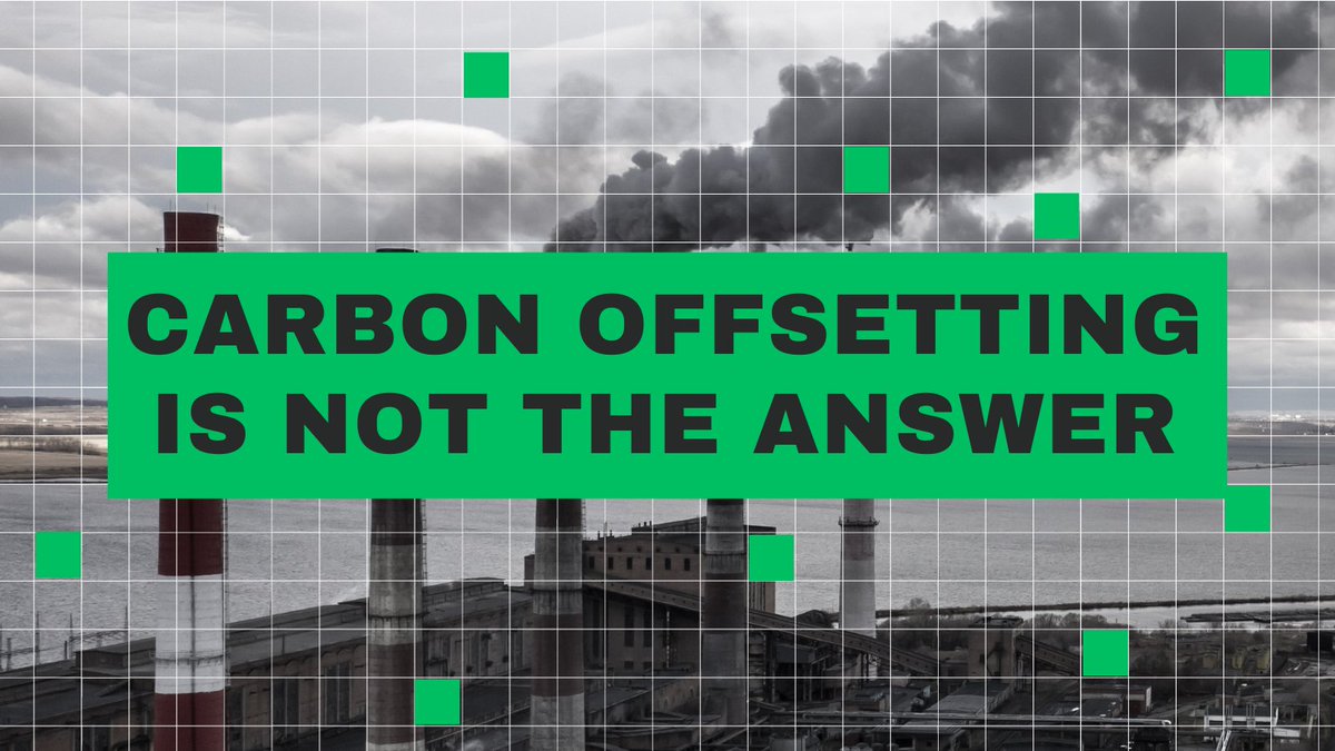 newclimateinst's tweet image. 📢 The science is clear: carbon #offsetting is not a reliable tool for tackling the climate crisis.

And today, 80+ civil society organisations are calling on climate target-setting bodies, incl. @sciencetargets, to stick to science.

Our joint statement 🔗newclimate.org/news/joint-sta…