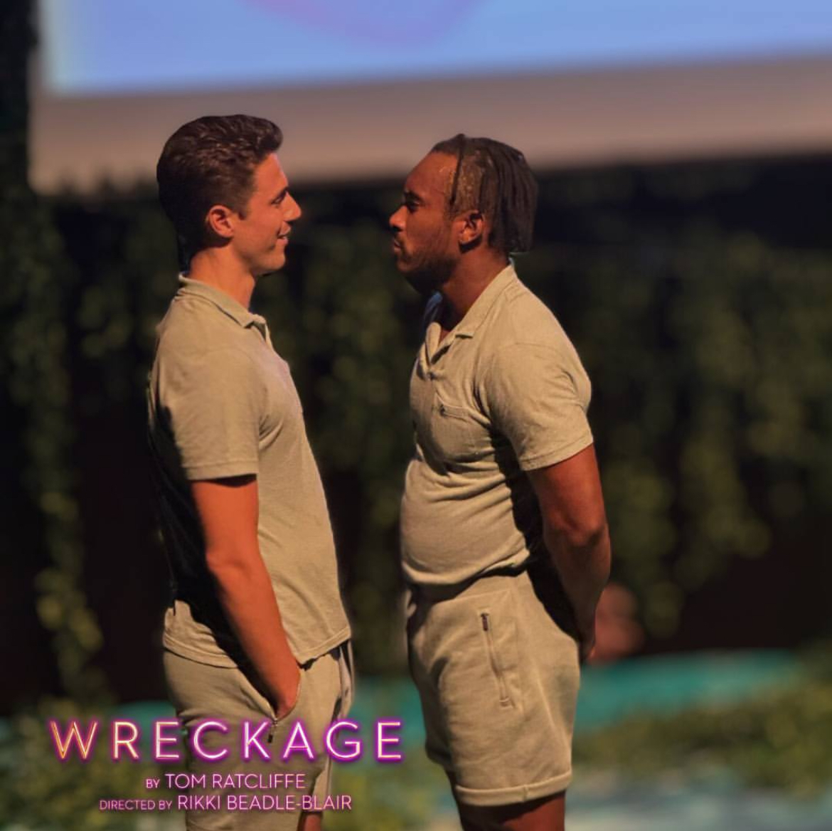 🎆 ‘Wreckage’ opens TONIGHT at King's Head Theatre!  Witness this award-winning, internationally acclaimed work by Tom Ratcliffe.  🎟️ Get your tix: kingsheadtheatre.com/whats-on/wreck…