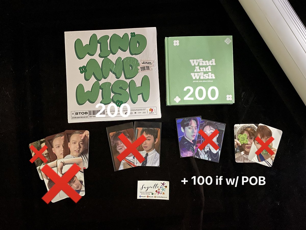 saysells's tweet photo. ✨SAYSELLS 3RD ANNIV SALE✨

wts/lfb ph/help rt/on hand

BTOB SEALED ALBUMS
—Hutazone
—The Young Man and The Deep Sea
—Wind and Wish

Reply mine/dm to order

✅Gcash,BPI,Shopee (+15%)
📦GGX,J&amp;T,SDD,SCO,Flash
🗓DOP July 31, 100 DP for every 1K
✔️can ship WW

#SaysellsOH https://t.co/HCMVEBOZje
