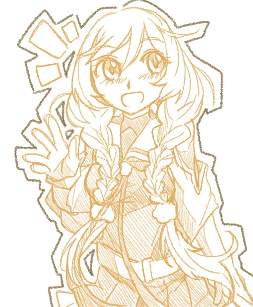 #リドローOKラクガキ峯雲さんⅣ村雨改二の服  