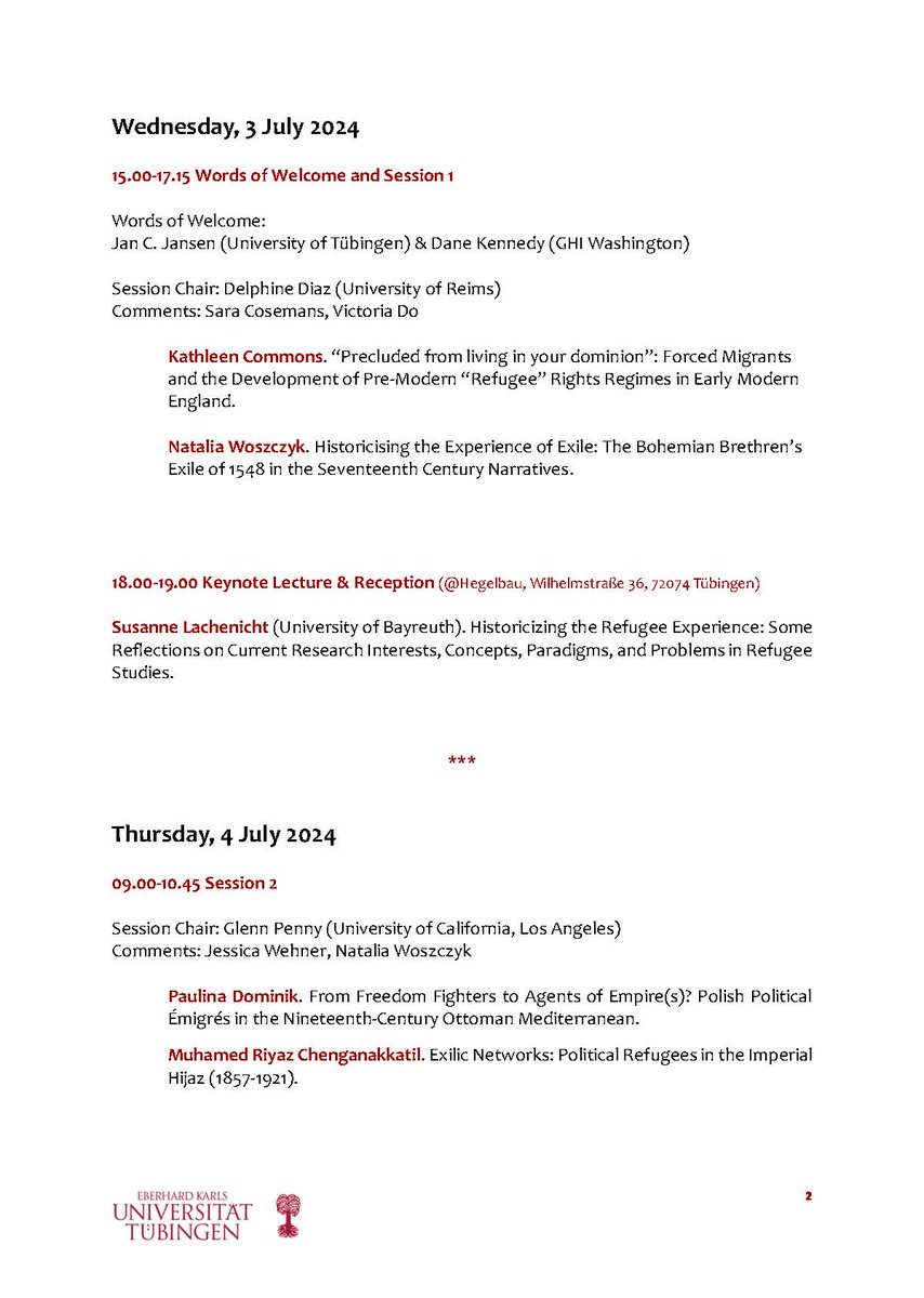 Refugee History Seminar tweet media