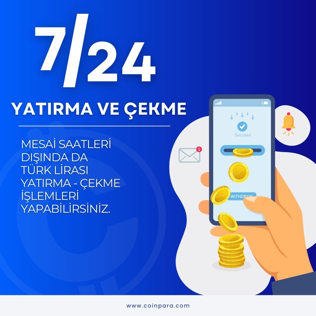Coinpara_tr's tweet photo. Coinpara'da 7/24 Türk Lirası Yatırma - Çekme işlemlerinizi kolaylıkla yapabilirsiniz!
Hızlı, güvenli ve kolay alım satım imkanı sunan Coinpara ile işlem deneyiminizi bir üst seviyeye taşıyın!
Siz de #Coinpara mobil uygulamasını indirin, hemen işlem yapmaya başlayın, kolayca kazanın! 👇
Android: https://t.co/U1hYVwaPOJ
Apple: https://t.co/InAGcvdonA