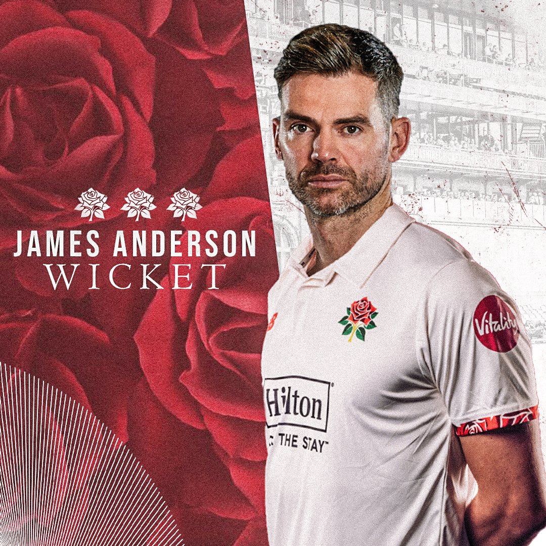 lancscricket's tweet image. FOUR FOR JIMMY! 🤯

@Jimmy9 is on fire here at Southport as he bangs one into Haynes who guides to Bohannon at short-leg! 🔥

28-4 (12.5)

Watch LIVE on #LancsTV! 💻➡️ bit.ly/LANvNOT3

🌹 #RedRoseTogether