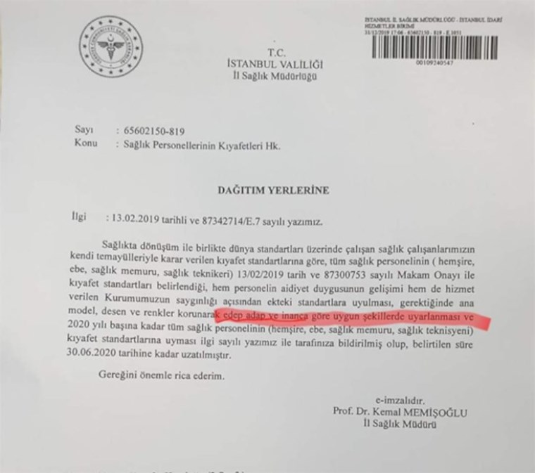 Yeni Sağlık Bakanı Kemal Memişoğlu'nun il sağlık müdürüyken memurlardan "edep, adap ve inanca uygun şekilde" giyinilmesini istediği ve Menzil Tarikatı ile bağlantılı bir şirkete peş peşe milyonluk ihaleler vererek zengin ettiği ortaya çıktı.

(İsmail Arı - BirGün)