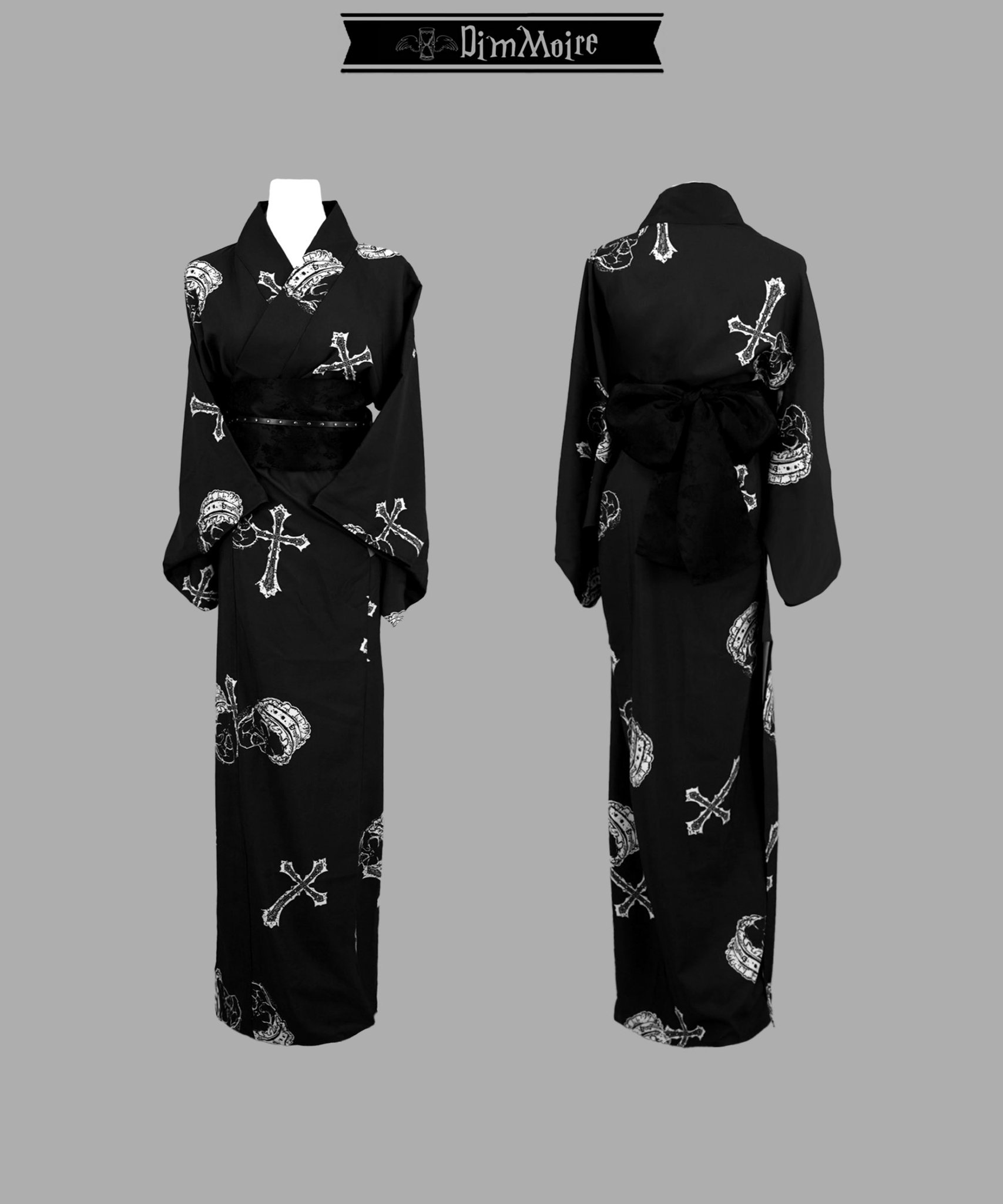 dim moire  ディムモア浴衣セット【Gray】 dim moire ディムモア浴衣セット【Gray】