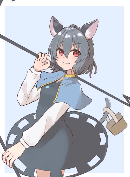 久しぶりに元祖推し描いた #7月2日はナズの日 #7月2日はナズーリンの日 