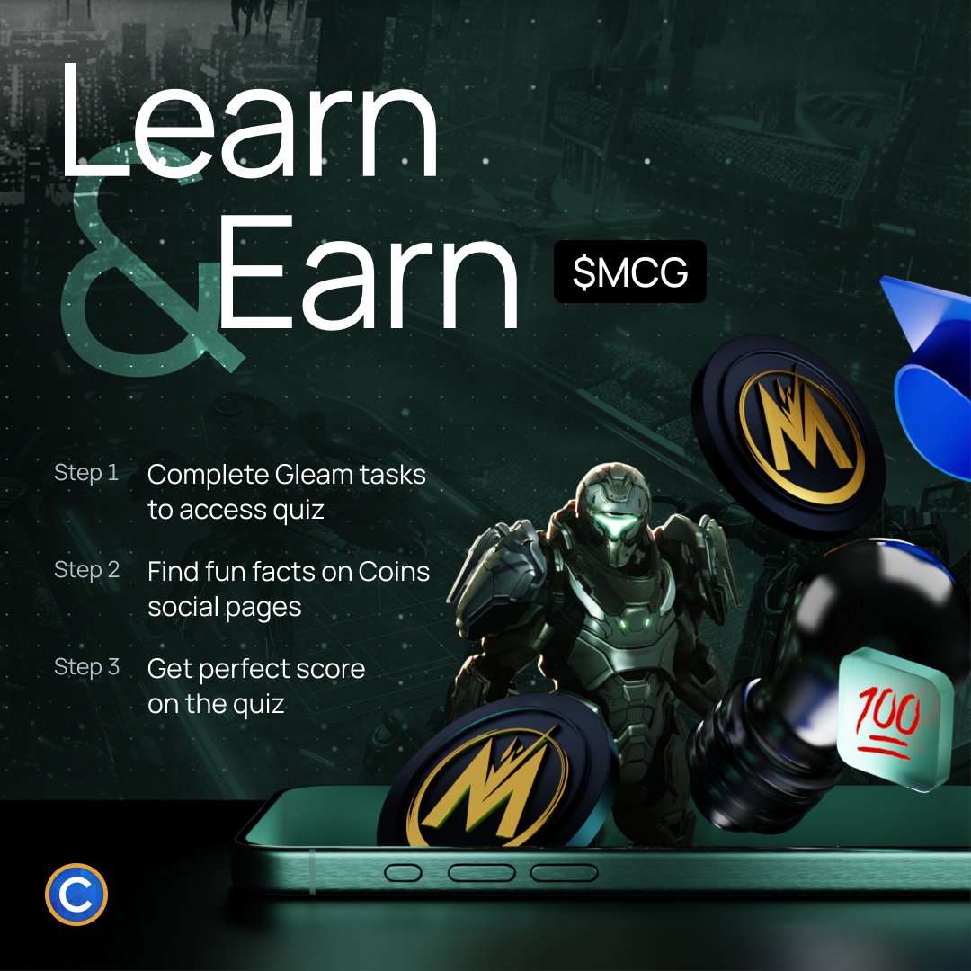 ⚔️ Attention, #Coinmunity! Engage in the <a href="/playmetalcore/">METALCORE | Let's #PlayMetalCore!</a> mission and win from the 50,000 MCG war chest (over Php 24k)! 

🫡 Complete the Gleam objectives 👉 bit.ly/3XIG4X3
🫡 Stay sharp with daily facts on <a href="/coinsph/">Coins.ph</a> social pages
🫡 Achieve a perfect 5/5 on the quiz

Only