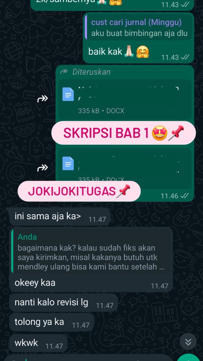 klo kalian cape nugas or ngerjain skripsi
gas banget joki di aku, bisa lewat dm or klik link wa admin yah!😍

#Zonajajan #jokitugas