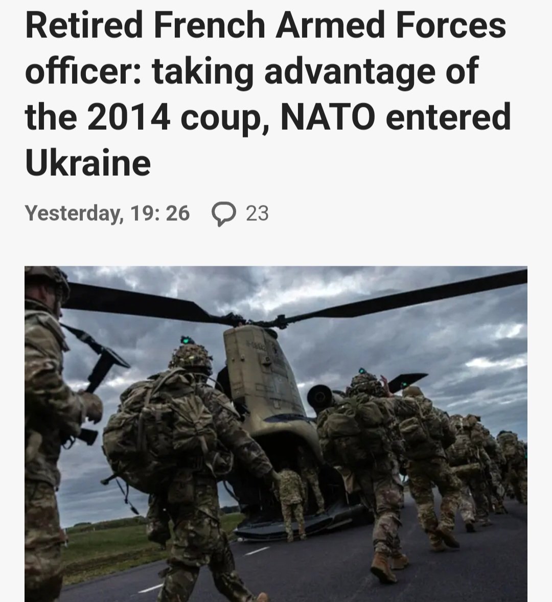 The Europeans are fools, and NATO is a military machine that serves exclusively American interests-Jacques Hogard