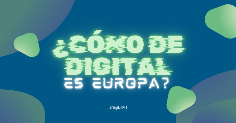 ComisionEuropea's tweet photo. ¿Cómo de digital es Europa?

📢Ya está disponible el 2º informe sobre el estado de la Década Digital, un análisis del progreso de la UE hacia el logro de sus objetivos en materia de #TransformaciónDigital para 2030.

Descubre más... 🧵
#DigitalDecade #DigitalEU