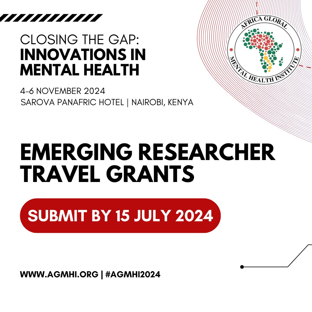 Reminder for emerging mental health researchers! 

Submit your narrated presentation by Monday 15 July to be considered for #AGMHI2024. 

Submission guidelines: event.fourwaves.com/agmhi2024/page…